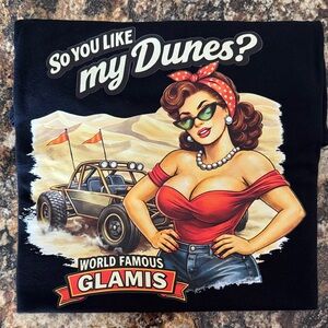 Gildan Black Tee with Retro Graphic